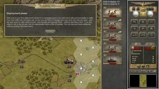 Panzer Corps — Screenshoty