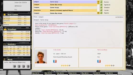 Basketball Pro Management 2014 — Screenshoty