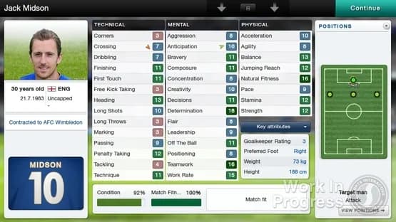 Football Manager Classic 2014 — Screenshoty