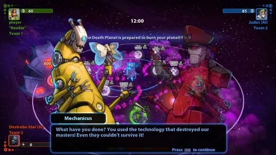 Planets Under Attack — Screenshoty