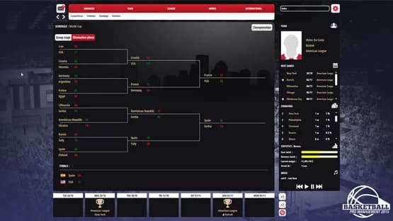 Basketball Pro Management 2015 — Screenshoty