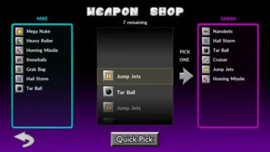 Pocket Tanks Deluxe — Screenshots
