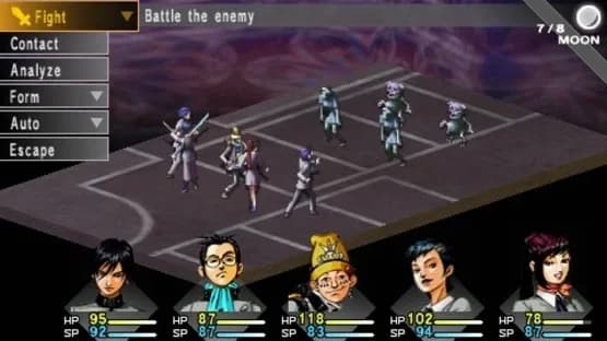 Shin Megami Tensei: Persona — Screenshoty