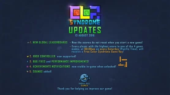 Color Syndrome — Screenshoty