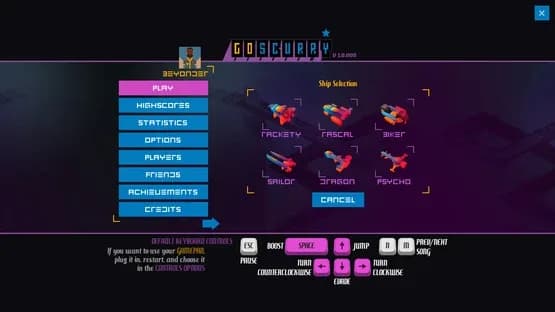 Goscurry — Screenshoty