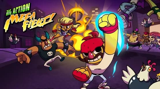 Big Action Mega Fight! — Screenshoty