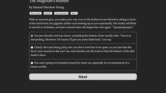 The Magician's Burden — Screenshoty