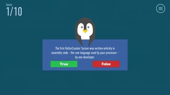 True or False — Screenshoty