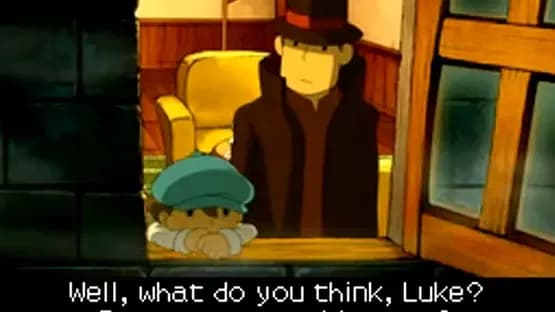 Professor Layton and the Last Specter — Screenshoty