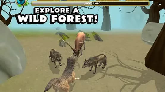 Wildlife Simulator: Wolf — Screenshoty
