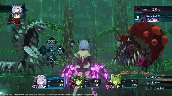 Death End Re;Quest — Screenshoty