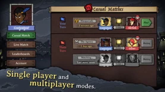 Antihero: Digital Board Game — Screenshots