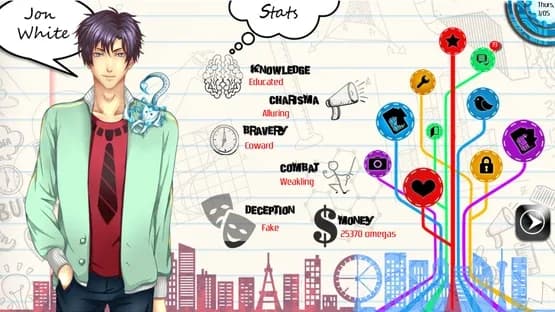 Amplitude: A Visual Novel — Screenshots
