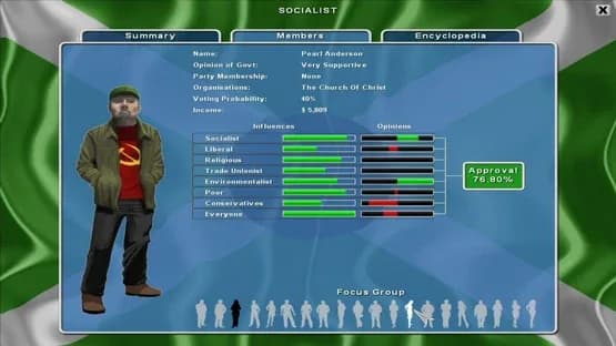 Democracy 2 — Screenshoty