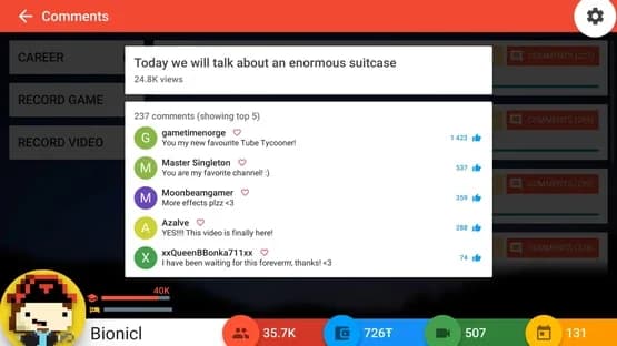 Tube Tycoon — Screenshots