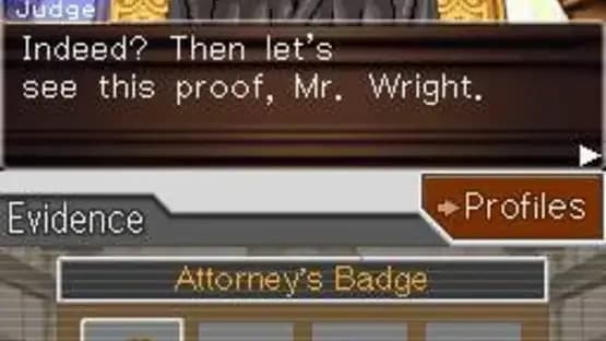 Phoenix Wright: Ace Attorney — Screenshoty