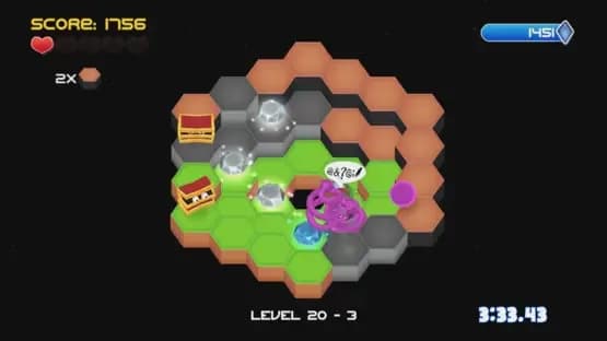 Q*bert Rebooted: The Xbox One @!#?@! Edition — Screenshoty
