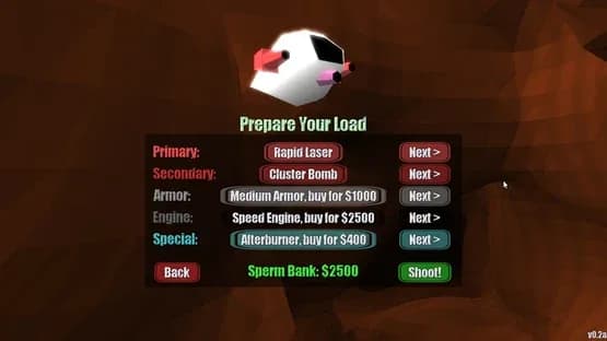 Spermination — Screenshoty