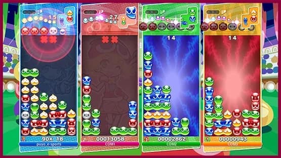 Puyo Puyo Champions — Screenshoty