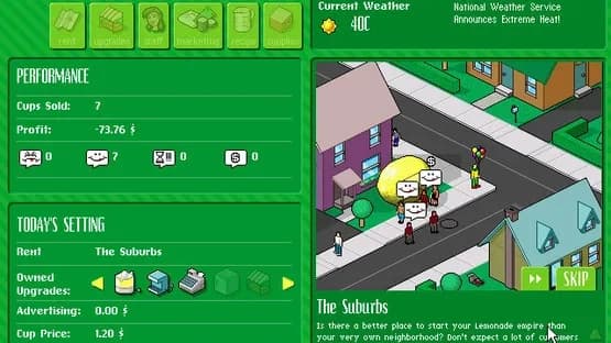 Lemonade Tycoon — Screenshoty