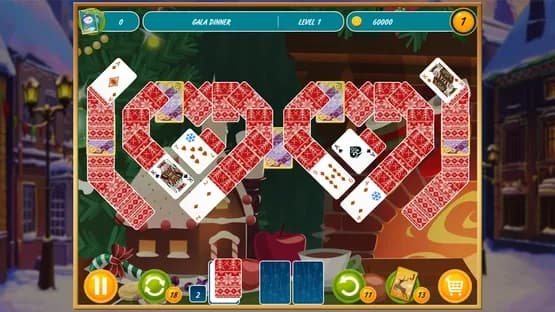 Solitaire Christmas: Match 2 Cards — Screenshoty