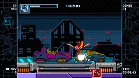 Mighty Gunvolt Burst — Screenshoty