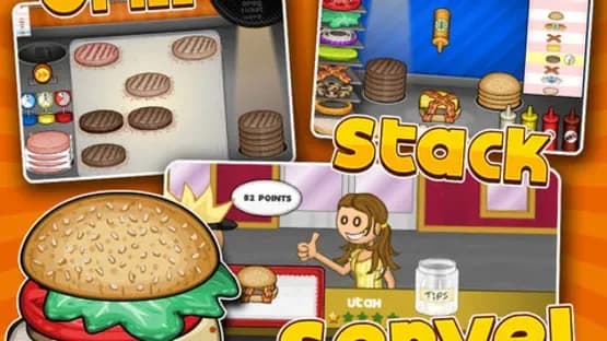 Papa's Burgeria — Screenshots