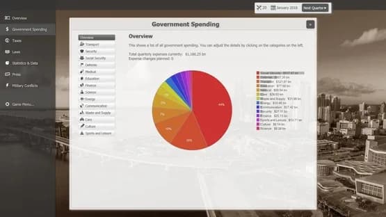Government Simulator — Screenshots