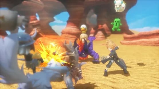 World of Final Fantasy — Screenshoty