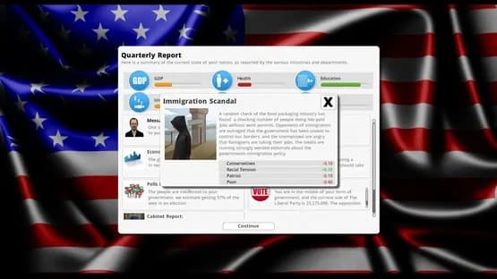 Democracy 3 — Screenshoty