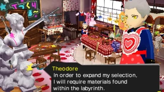 Persona Q: Shadow of the Labyrinth — Screenshoty