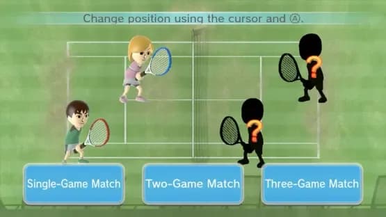 Wii Sports Club: Tennis — Screenshoty