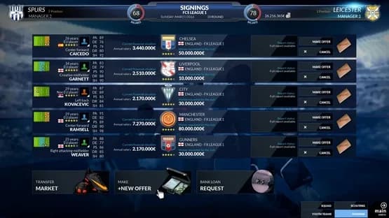 Football Club Simulator - FCS — Screenshoty
