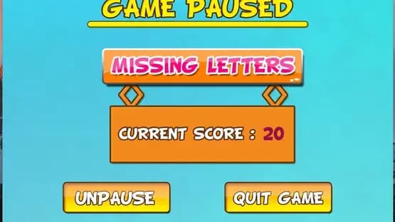 Missing Letters — Screenshots
