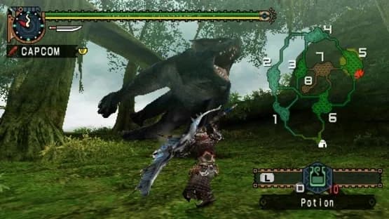 Monster Hunter Freedom Unite — Screenshoty