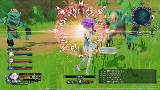 Cyberdimension Neptunia: 4 Goddesses Online — Screenshoty