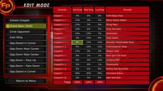 Fire Pro Wrestling World — Screenshoty