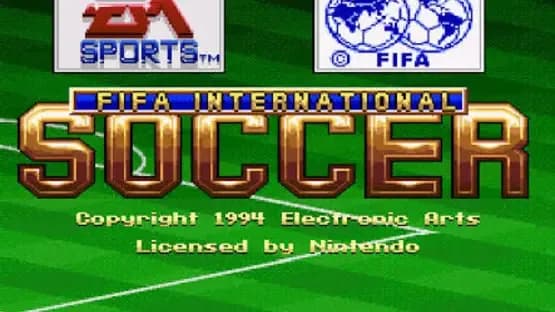 FIFA International Soccer — Screenshoty