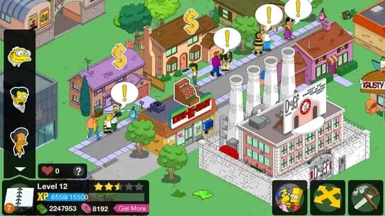 The Simpsons: Tapped Out — Screenshoty