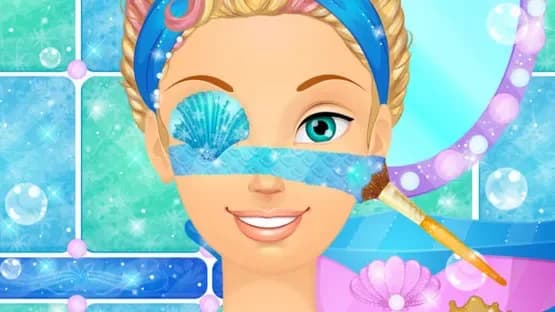 Ice Princess Mermaid Salon: Girls Makeover Games — Screenshoty