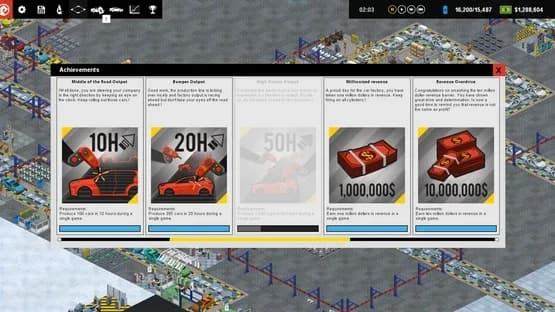 Production Line — Screenshoty