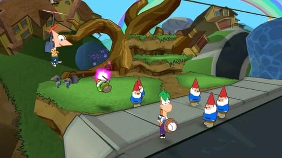 Phineas and Ferb: Across the Second Dimension — Screenshoty