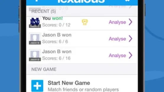 Lexulous Word Game — Screenshoty