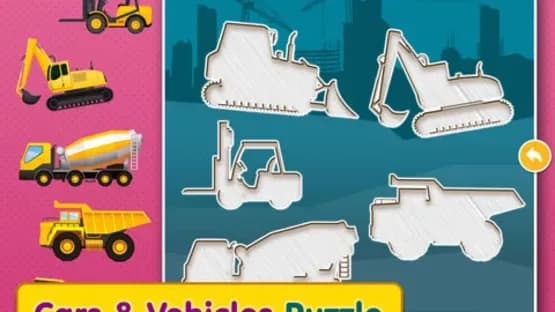 Cars & Vehicles Puzzle Game for Toddlers HD — Screenshoty