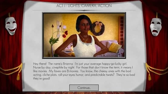 The Filmmaker - A Text Adventure — Screenshoty
