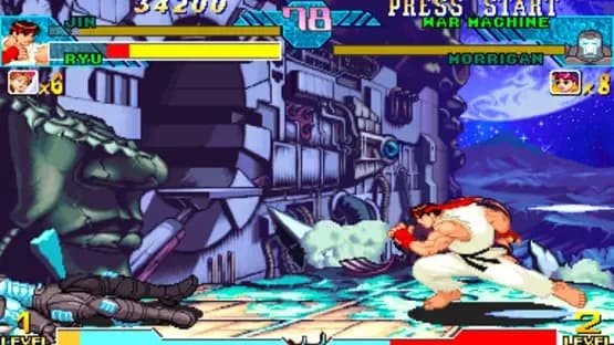 Marvel vs. Capcom: Clash of Super Heroes — Screenshoty