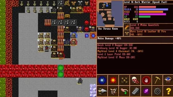 The Curse of Yendor — Screenshoty