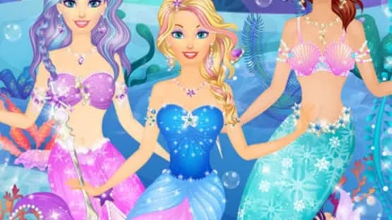 Ice Princess Mermaid Salon: Girls Makeover Games — Screenshoty