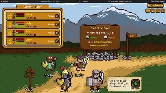 Adventurer Manager — Screenshots