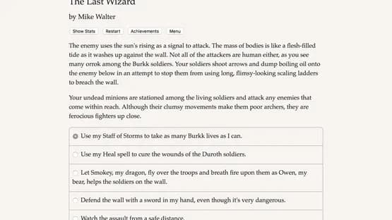 The Last Wizard — Screenshots